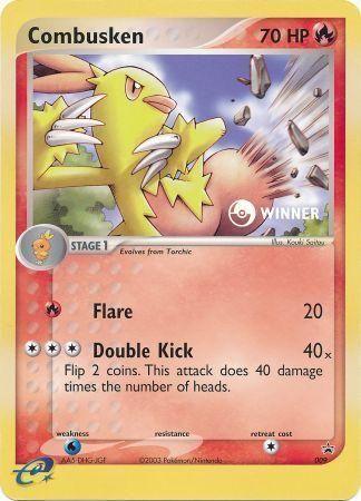 009, Fire, Nintendo: Black Star Promos, Normal, Promo, Water[×2] Combusken (009) (Jumbo Card) [Nintendo: Black Star Promos] - Trading Card World
