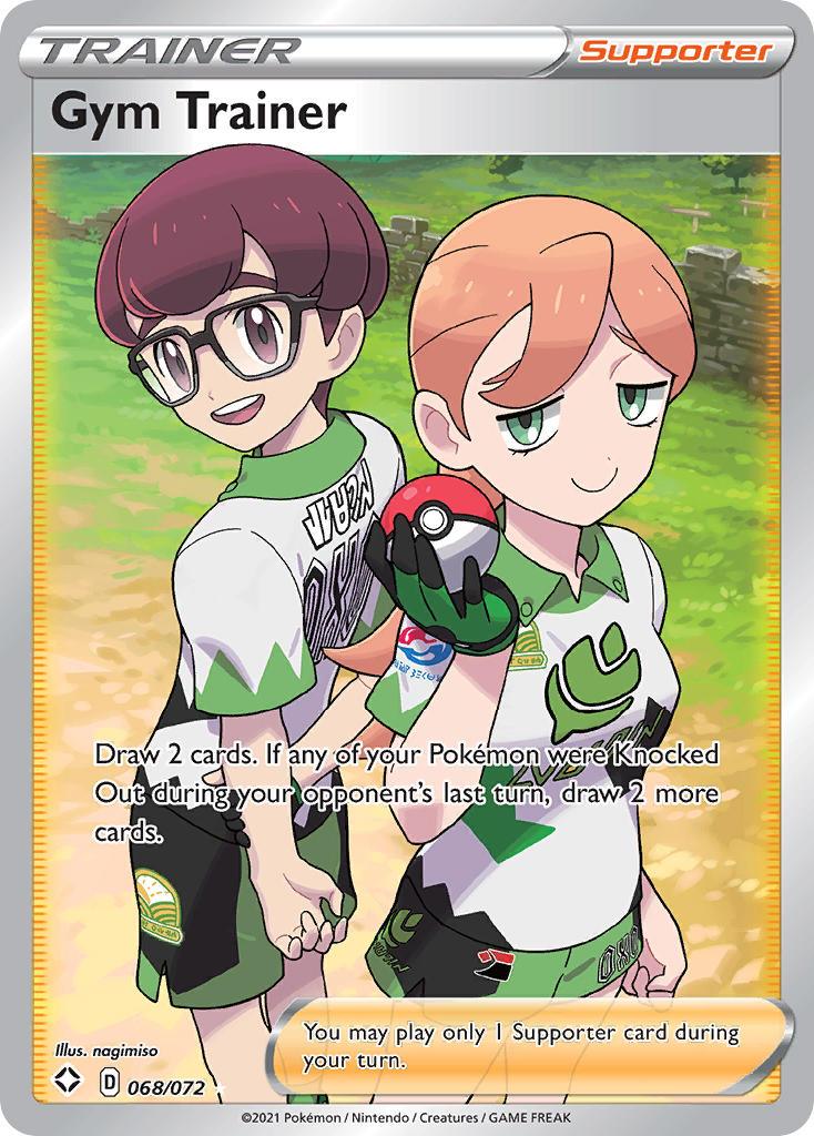 068, Holofoil, Supporter, Sword & Shield: Shining Fates, Ultra Rare Gym Trainer (068/072) [Sword & Shield: Shining Fates] - Trading Card World