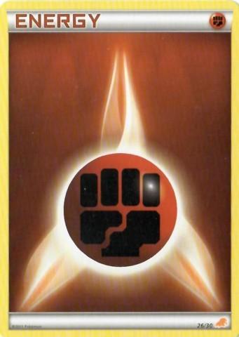 26, Black & White: Trainer Kit - Excadrill, Fighting, Normal, Promo Fighting Energy (26/30) [Black & White: Trainer Kit - Excadrill] - Trading Card World