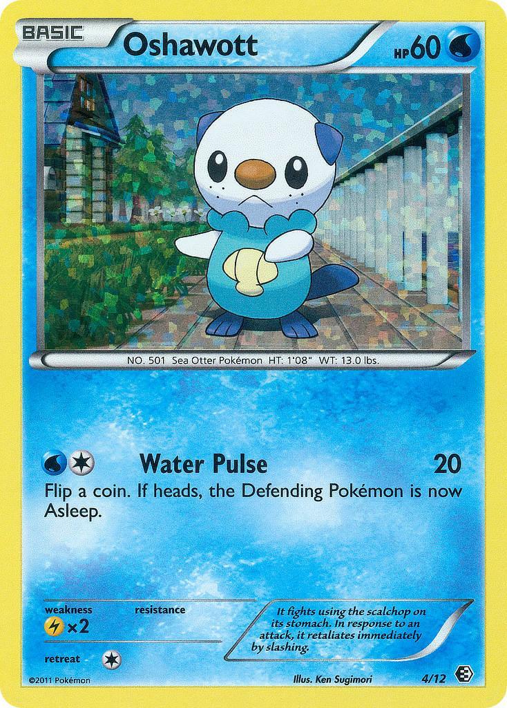 Holofoil, Lightning[×2], McDonald's Promos: 2011 Collection, Promo, Water Oshawott (4/12) [McDonald's Promos: 2011 Collection] - Trading Card World