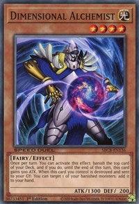1st Edition, Common, Effect Monster, Fairy, Light, Speed Duel: Battle City Box Dimensional Alchemist [SBCB-EN136] Common - Trading Card World