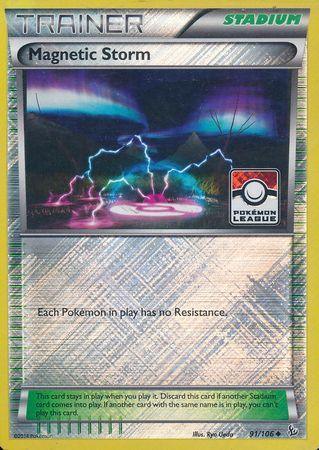 91, Promo, Reverse Holofoil, Stadium, XY: Flashfire Magnetic Storm (91/106) (League Promo) [XY: Flashfire] - Trading Card World