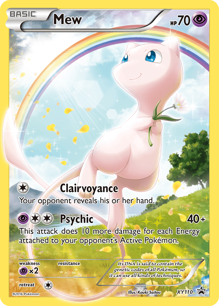 Holofoil, Promo, Psychic, Psychic[×2], XY110, XY: Black Star Promos Mew (XY110) [XY: Black Star Promos] - Trading Card World