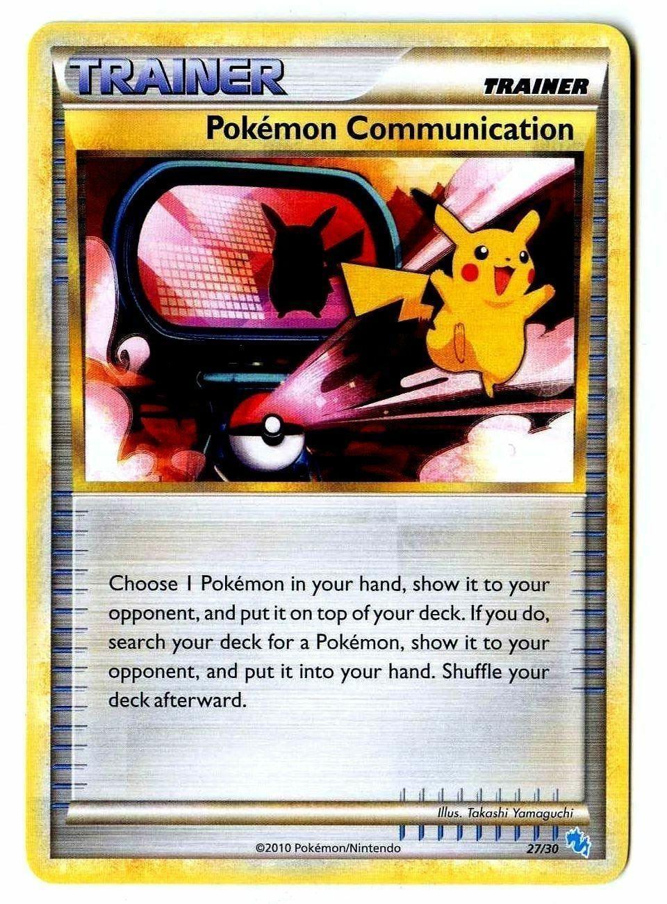 27, HeartGold & SoulSilver: Trainer Kit - Gyarados, Item, Normal, Promo Pokemon Communication (27/30) [HeartGold & SoulSilver: Trainer Kit - Gyarados] - Trading Card World
