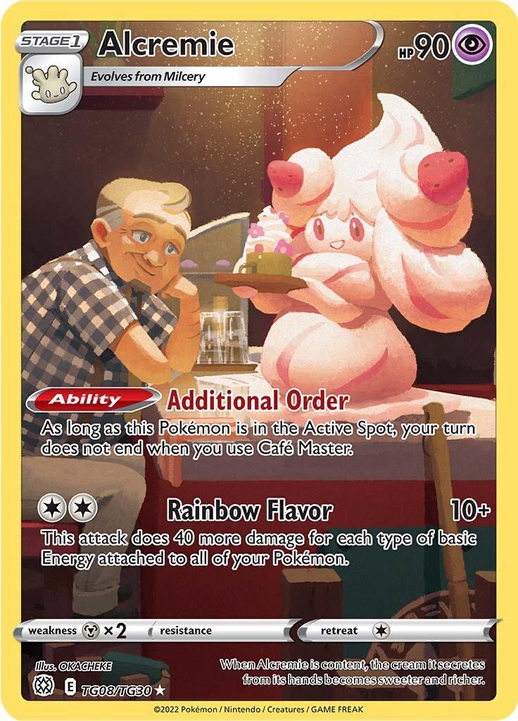 Holofoil, Metal [x2], Psychic, Secret Rare, Sword & Shield: Brilliant Stars, TG08 Alcremie (TG08/TG30) [Sword & Shield: Brilliant Stars] - Trading Card World