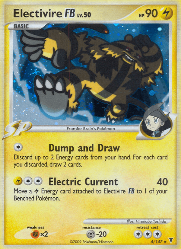Fighting[×2], Holo Rare, Holofoil, Lightning, Metal[-20], Platinum: Supreme Victors, Reverse Holofoil Electivire FB (4/147) [Platinum: Supreme Victors] - Trading Card World