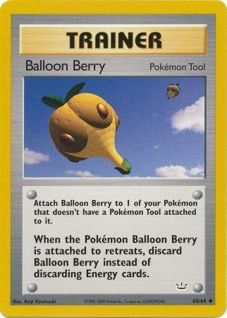 60, Item, Neo Revelation Unlimited, Normal, Uncommon Balloon Berry (60/64) [Neo Revelation Unlimited] - Trading Card World