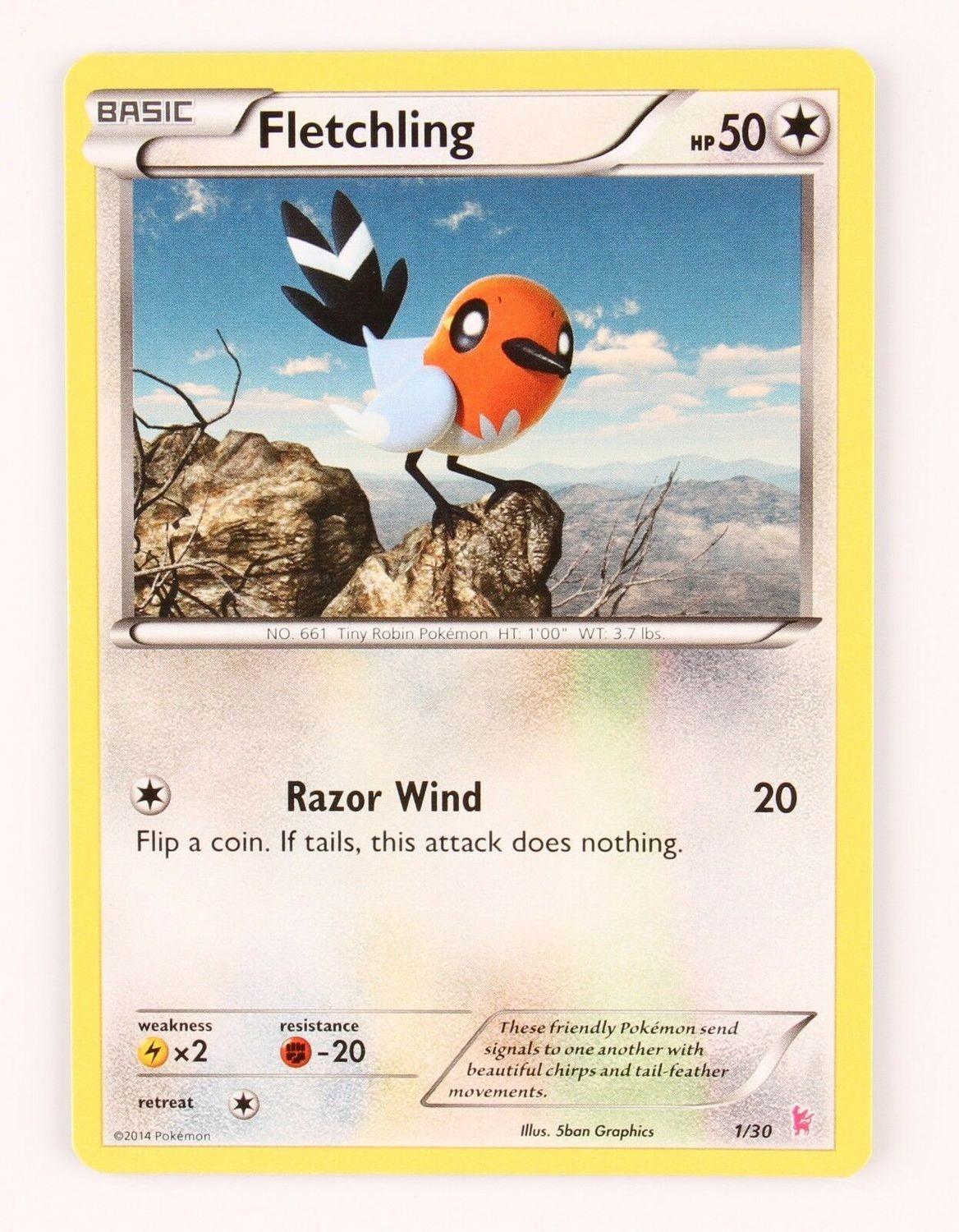 Colorless, Fighting[-20], Lightning[×2], Normal, Promo, XY: Trainer Kit - Sylveon Fletchling (1/30) [XY: Trainer Kit - Sylveon] - Trading Card World