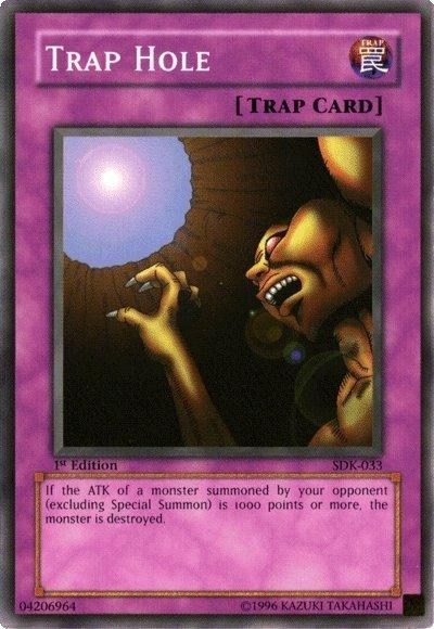 1st Edition, Common, Normal Trap, Starter Deck: Kaiba, Trap, Unlimited Trap Hole [SDK-033] Common - Trading Card World