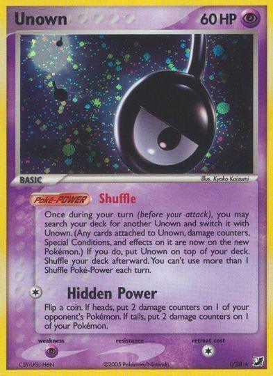 !/28, EX: Unseen Forces, Holo Rare, Holofoil, Psychic Unown (!) (!/28) [EX: Unseen Forces] - Trading Card World