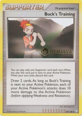 130, Diamond & Pearl: Legends Awakened, Normal, Promo, Supporter Bucks Training (130/146) (Prerelease Promo) [Diamond & Pearl: Legends Awakened] - Trading Card World