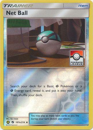 187a, Item, Promo, Reverse Holofoil, Sun & Moon: Lost Thunder Net Ball (187a/214) (League Promo) [Sun & Moon: Lost Thunder] - Trading Card World