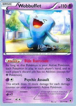 36, Normal, Psychic, Psychic[×2], Uncommon, World Championships 2015 Wobbuffet (36/119) (Primal Groudon - Alejandro Ng-Guzman) [World Championships 2015] - Trading Card World