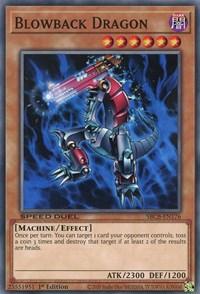 1st Edition, Common, Dark, Effect Monster, Machine, Speed Duel: Battle City Box Blowback Dragon [SBCB-EN176] Common - Trading Card World