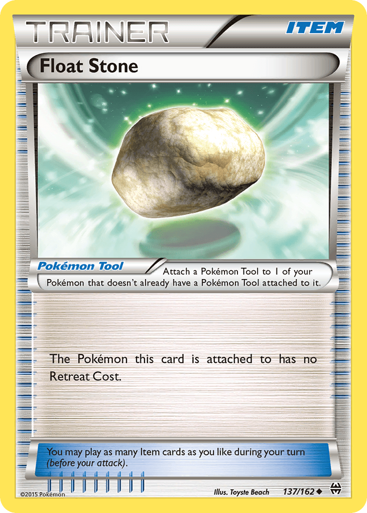 137, Item, Normal, Reverse Holofoil, Uncommon, XY: BREAKthrough Float Stone (137/162) [XY: BREAKthrough] - Trading Card World