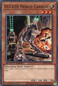 1st Edition, Common, Flip/Effect Monster, Light, Machine, Speed Duel: Battle City Box DUCKER Mobile Cannon [SBCB-EN068] Common - Trading Card World
