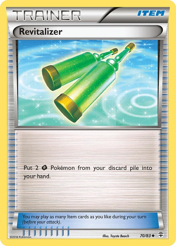 70, Item, Normal, Reverse Holofoil, Uncommon, XY: Generations Revitalizer (70/83) [XY: Generations] - Trading Card World