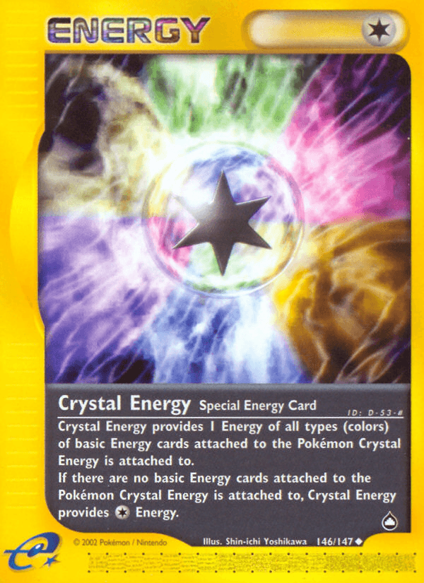 146, Aquapolis, Normal, Reverse Holofoil, Special Energy, Uncommon Crystal Energy (146/147) [Aquapolis] - Trading Card World