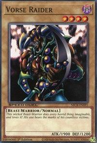 1st Edition, Beast-Warrior, Common, Dark, Normal Monster, Speed Duel: Battle City Box Vorse Raider [SBCB-EN091] Common - Trading Card World