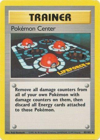 85, Base Set Unlimited, Normal, Trainer, Uncommon Pokemon Center (85/102) [Base Set Unlimited] - Trading Card World