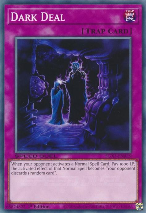 1st Edition, Common, Normal Trap, Speed Duel GX: Duelists of Shadows, Trap Dark Deal [SGX3-ENA19] Common - Trading Card World
