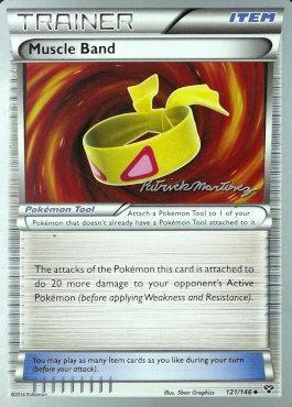 121, Item, Normal, Uncommon, World Championships 2015 Muscle Band (121/146) (Punches 'n' Bites - Patrick Martinez) [World Championships 2015] - Trading Card World