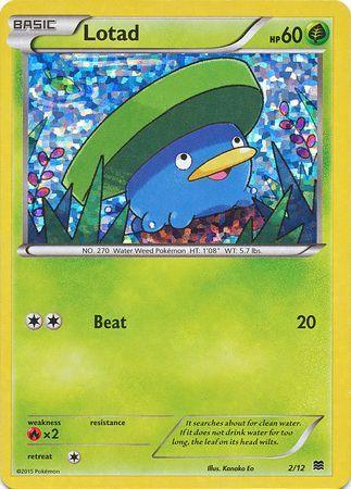 Fire[×2], Grass, Holofoil, McDonald's Promos: 2015 Collection, Promo Lotad (2/12) [McDonald's Promos: 2015 Collection] - Trading Card World