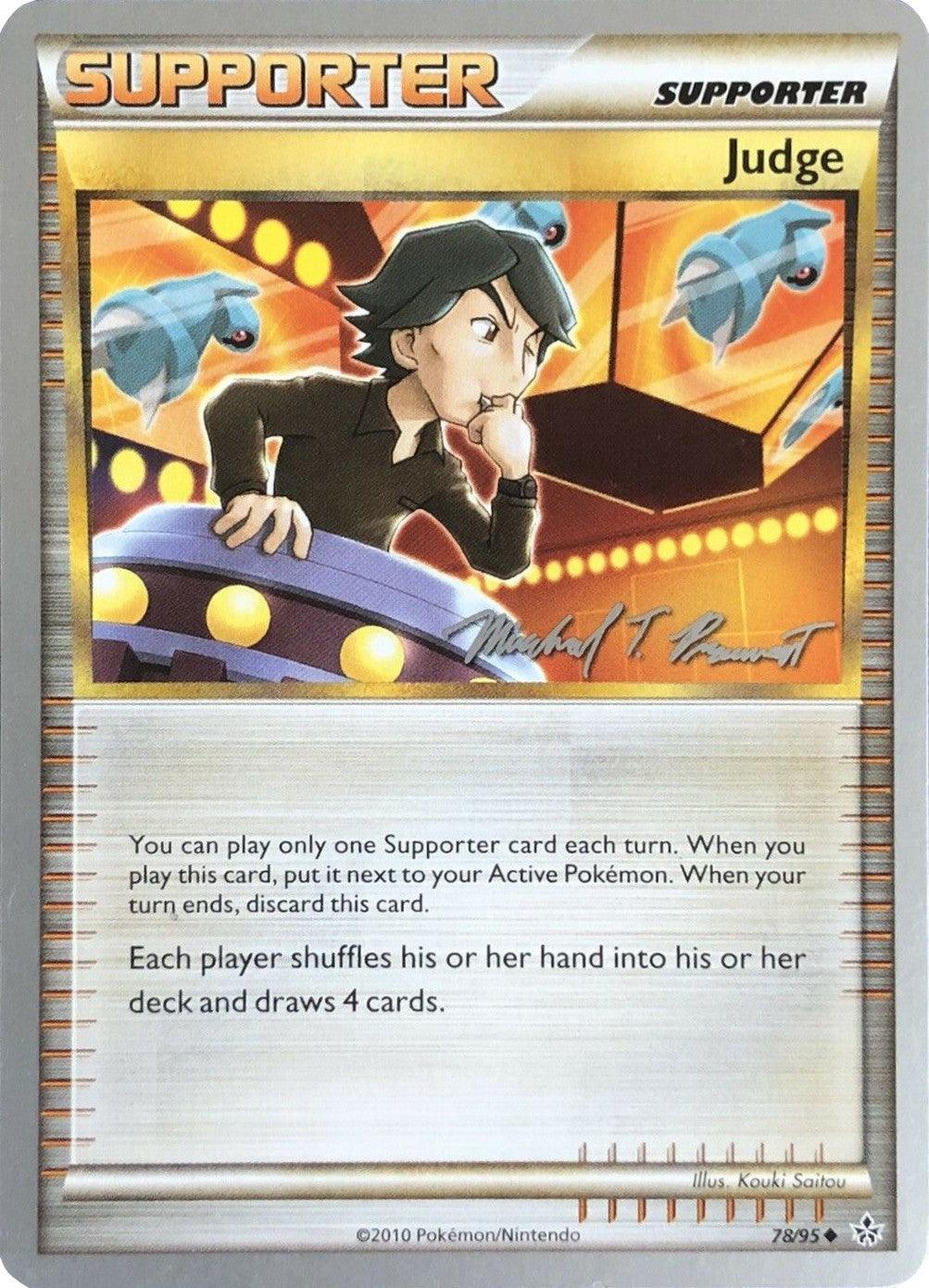 78, Normal, Supporter, Uncommon, World Championships 2010 Judge (78/95) (Boltevoir - Michael Pramawat) [World Championships 2010] - Trading Card World