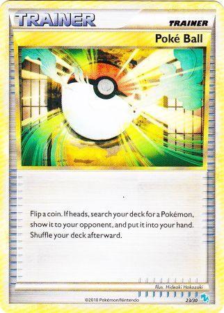 23, HeartGold & SoulSilver: Trainer Kit - Gyarados, Item, Normal, Promo Poke Ball (23/30) [HeartGold & SoulSilver: Trainer Kit - Gyarados] - Trading Card World
