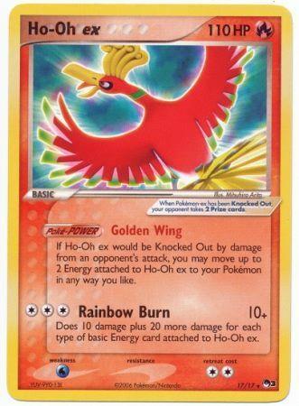 17, Fire, Normal, POP Series 3, Ultra Rare, Water[×2] Ho-Oh ex (17/17) (Non-Holo) [POP Series 3] - Trading Card World