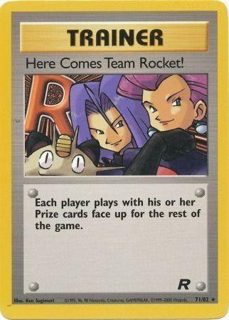 71, Normal, Rare, Team Rocket Unlimited, Trainer Here Comes Team Rocket! (71/82) [Team Rocket Unlimited] - Trading Card World