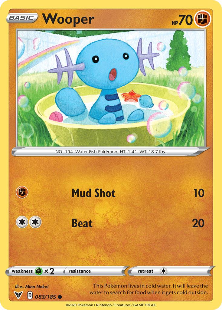 Sword & Shield: Vivid Voltage Wooper (083/185) [Sword & Shield: Vivid Voltage] - Trading Card World