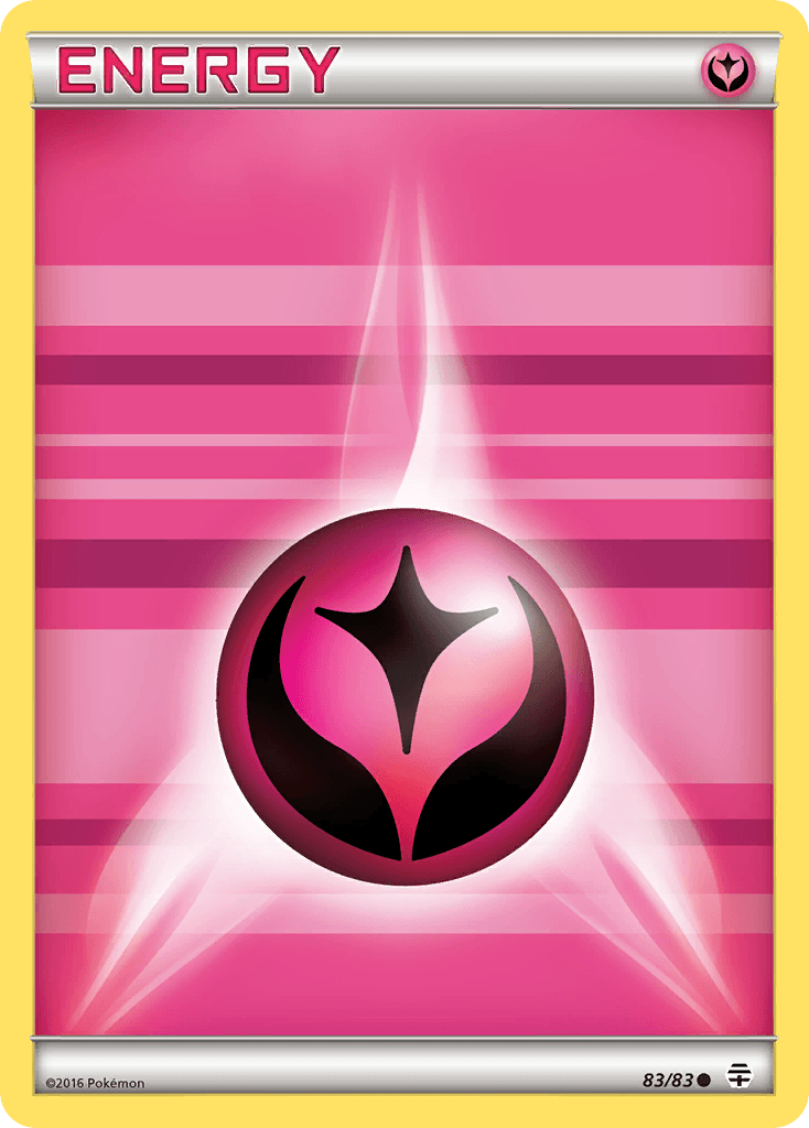 83, Basic Fairy Energy, Common, Normal, Reverse Holofoil, XY: Generations Fairy Energy (83/83) [XY: Generations] - Trading Card World