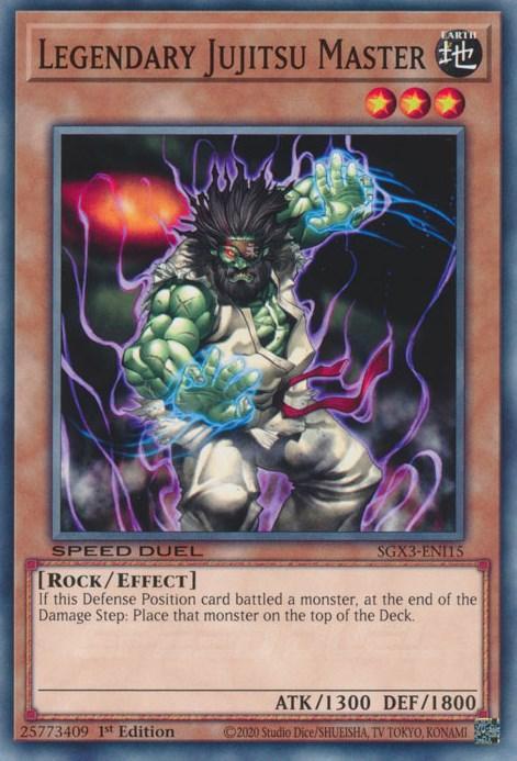 1st Edition, Common, Earth, Effect Monster, Rock, Speed Duel GX: Duelists of Shadows Legendary Jujitsu Master [SGX3-ENI15] Common - Trading Card World