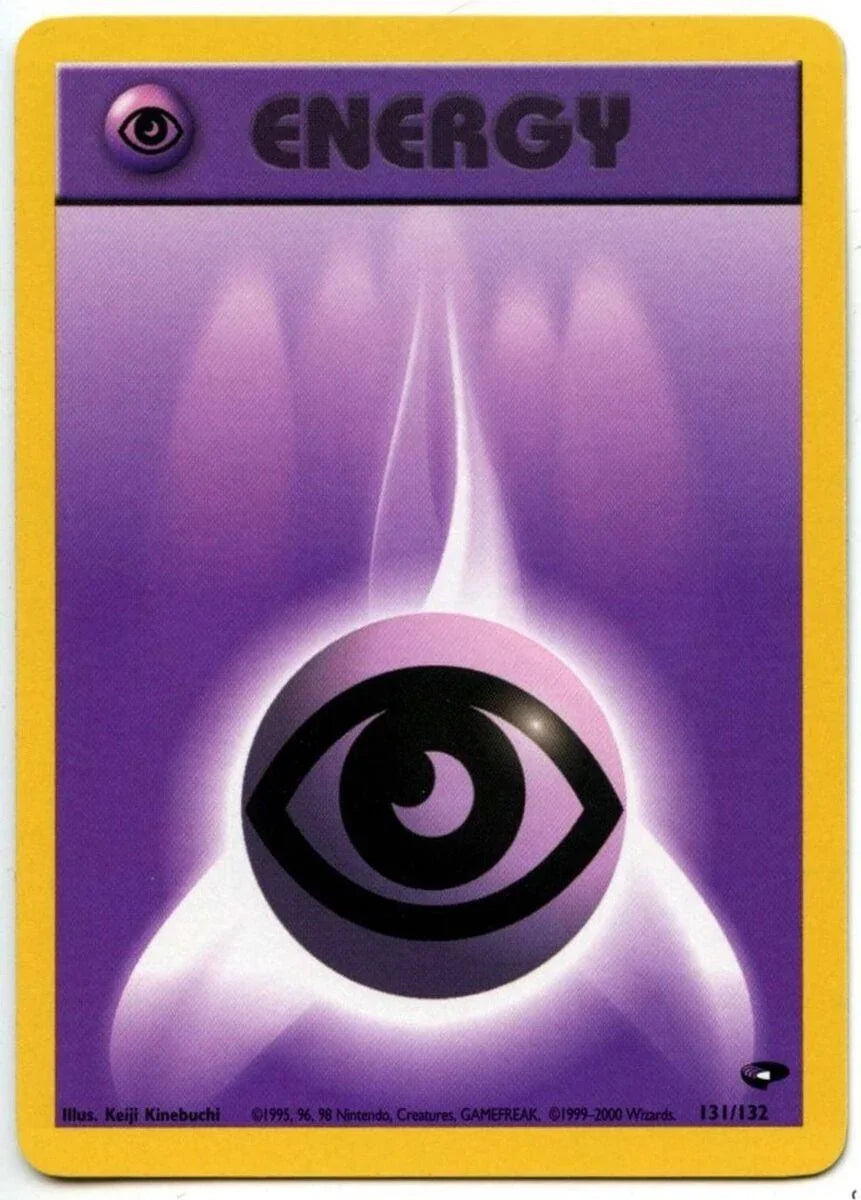 131, Basic Energy, Common, Gym Heroes Unlimited, Normal Psychic Energy (131/132) [Gym Heroes Unlimited] - Trading Card World