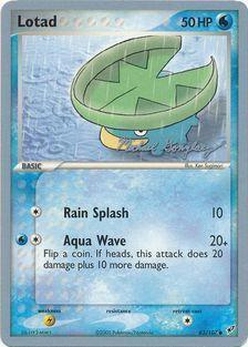 63, Common, Lightning[x2], Normal, Water, World Championships 2005 Lotad (63/107) (King of the West - Michael Gonzalez) [World Championships 2005] - Trading Card World