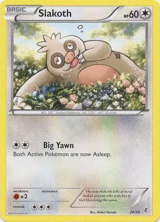 26, Colorless, Fighting[×2], Normal, Promo, XY: Trainer Kit 1 - Bisharp Slakoth (26/30) [XY: Trainer Kit 1 - Bisharp] - Trading Card World