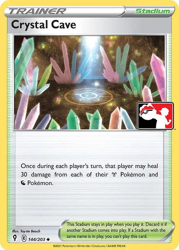 144, Normal, Prize Pack Series One, Stadium, Uncommon Crystal Cave (144/203) [Prize Pack Series One] - Trading Card World