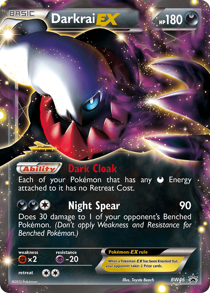 Darkrai EX (BW46) [Black & White: Black Star Promos]