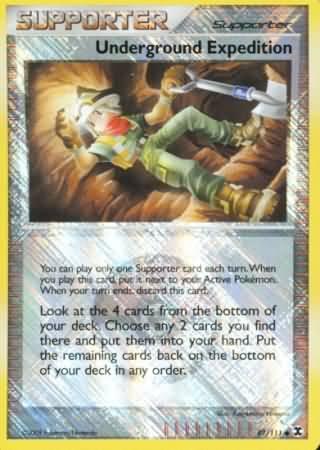 97, Platinum: Rising Rivals, Promo, Reverse Holofoil, Supporter Underground Expedition (97/111) (League Promo) [Platinum: Rising Rivals] - Trading Card World