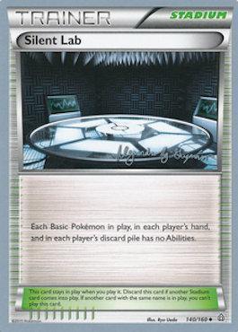 140, Normal, Stadium, Uncommon, World Championships 2015 Silent Lab (140/160) (Primal Groudon - Alejandro Ng-Guzman) [World Championships 2015] - Trading Card World