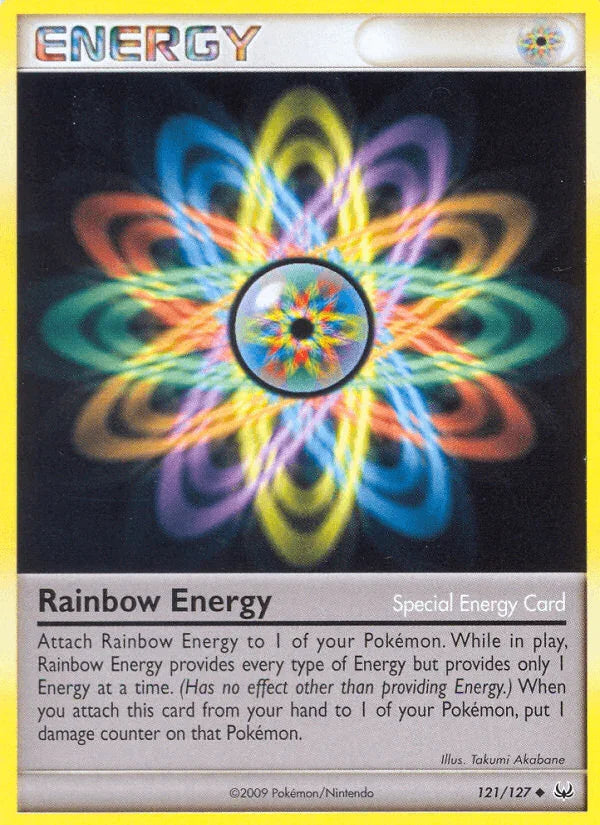 121, Energy, Normal, Platinum: Base Set, Reverse Holofoil, Uncommon Rainbow Energy (121/127) [Platinum: Base Set] - Trading Card World