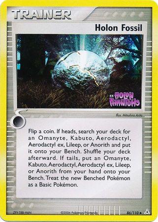 86, EX: Holon Phantoms, Item, Reverse Holofoil, Uncommon Holon Fossil (86/110) (Stamped) [EX: Holon Phantoms] - Trading Card World
