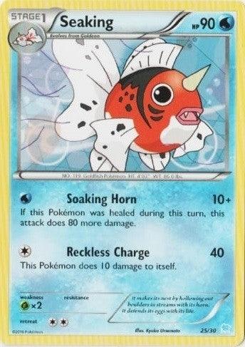 25, Grass[×2], Normal, Promo, Water, XY: Trainer Kit 3 - Suicune Seaking (25/30) [XY: Trainer Kit 3 - Suicune] - Trading Card World