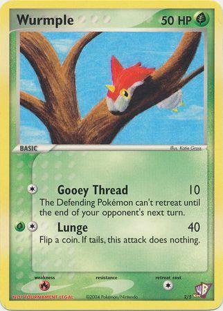Fire[×2], Grass, Kids WB Promos, Normal, Promo Wurmple (2/5) [Kids WB Promos] - Trading Card World