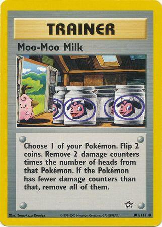 Common, Neo Genesis Unlimited, Normal, Trainer Moo-Moo Milk (101/111) [Neo Genesis Unlimited] - Trading Card World