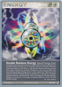 88, Normal, Rare, Special Energy, World Championships 2008 Double Rainbow Energy (88/100) (Psychic Lock - Jason Klaczynski) [World Championships 2008] - Trading Card World