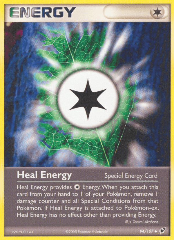 94, EX: Deoxys, Normal, Special Energy, Uncommon Heal Energy (94/107) [EX: Deoxys] - Trading Card World