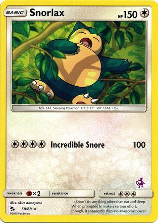 50, Battle Academy 2020, Colorless, Fighting[×2], Normal, Promo Snorlax (50/68) (Mewtwo Deck) [Battle Academy 2020] - Trading Card World