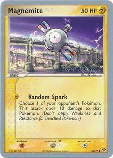 62, Common, Fighting[×2], Lightning, Metal[-30], Normal, World Championships 2004 Magnemite (62/97) (Team Rushdown - Kevin Nguyen) [World Championships 2004] - Trading Card World